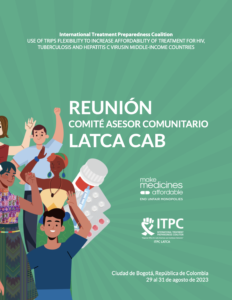 INFORME REUNIÓN COMITÉ ASESOR COMUNITARIO LATCA CAB 2023